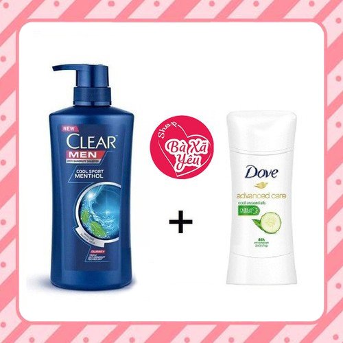 Mua 1 tặng 1 _ dầu gội clear men thái lan 390ml