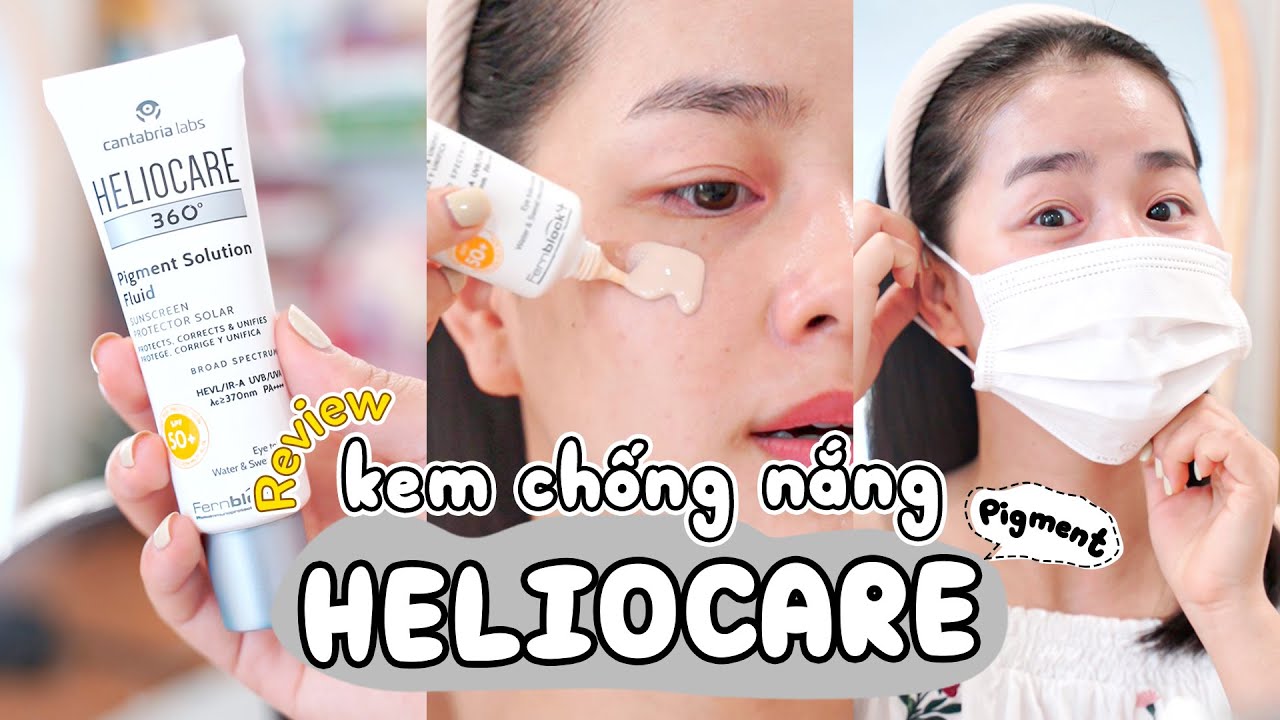 Kem chống nắng Heliocare A-R Emulsion/ Pigment / Water Gel / Mineral Tolerance Fluid/ Age Active