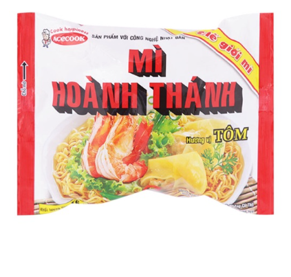 Mì hoành thánh tôm Acecook Thùng 30 gói 76G (Date mới)