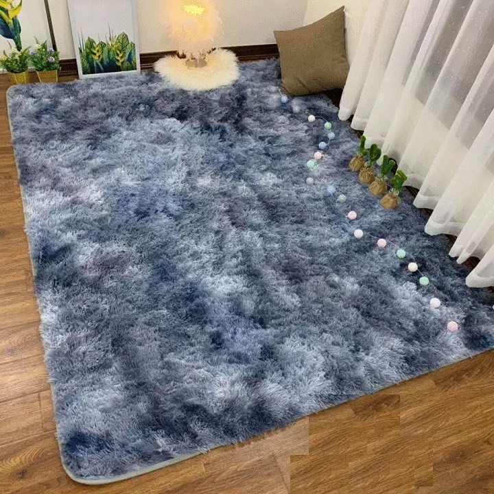 Thảm lông trải sàn lông loang (1m6 x 2m), THẢM LÔNG trải sàn chụp ảnh cao cấp phòng khách trang trí nhà cửa thảm lông chụp ảnh