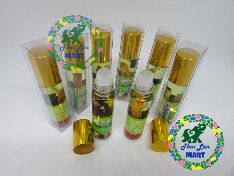 Dầu Nhân Sâm Ginseng Green Herb Oil Thái Lan - 8ml