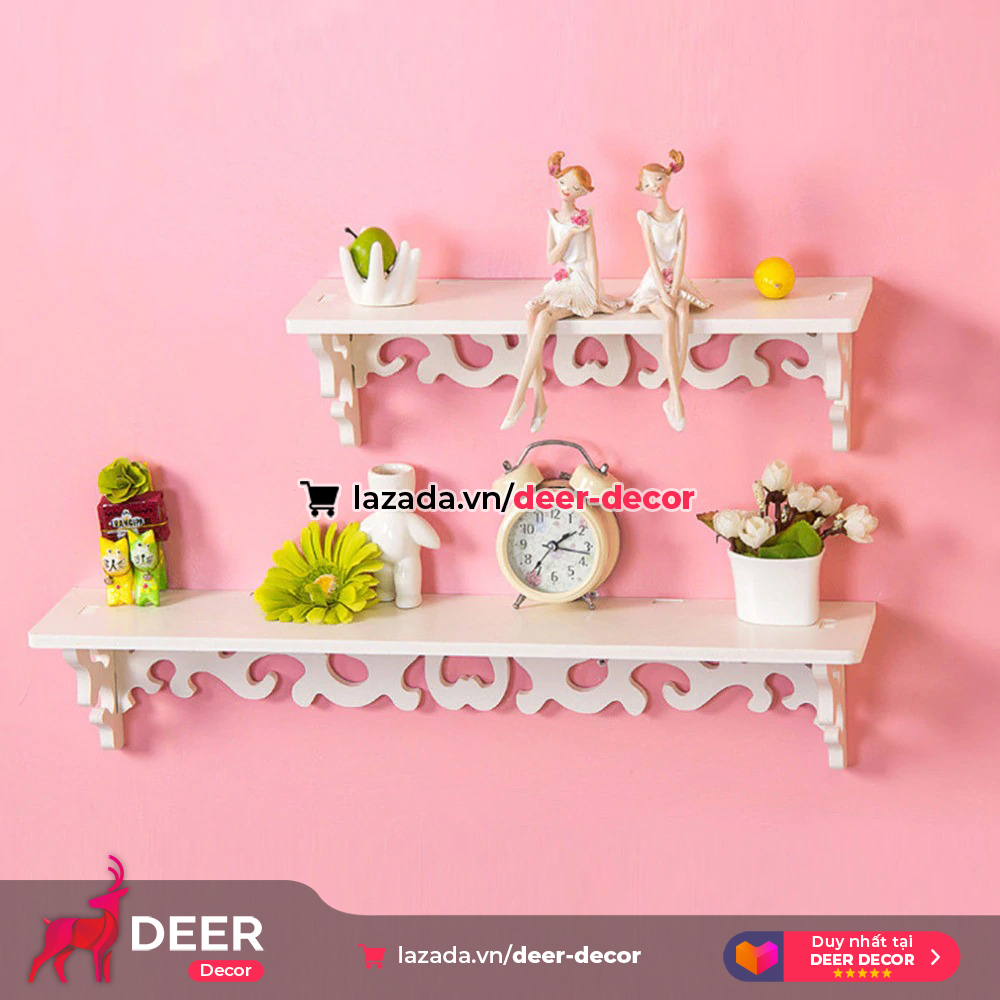 Combo 3 Kệ Trang Trí Treo Tường - DEER DECOR