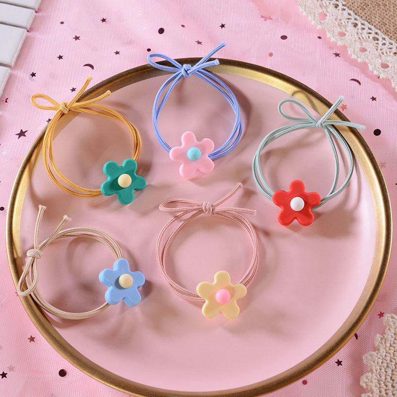 Dây Thun Cột Tóc Hoa 5 Cánh - ẢNH THẬT - DORIS HOUSE