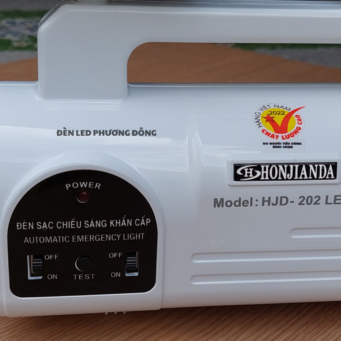 Đèn sạc LED chiếu sáng khẩn cấp Honjianda HJD-202 - Đèn mắt ếch ( Bảo Hành 24 Tháng )