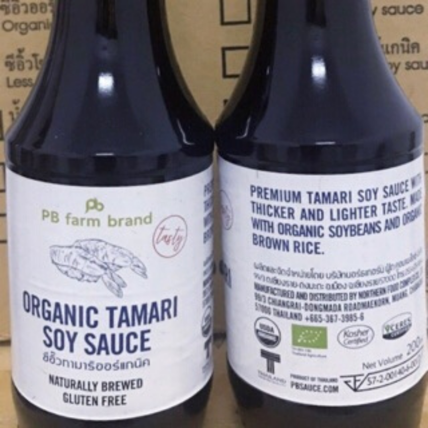 Nước tương Tamari hữu cơ PB Farm (200ml)
