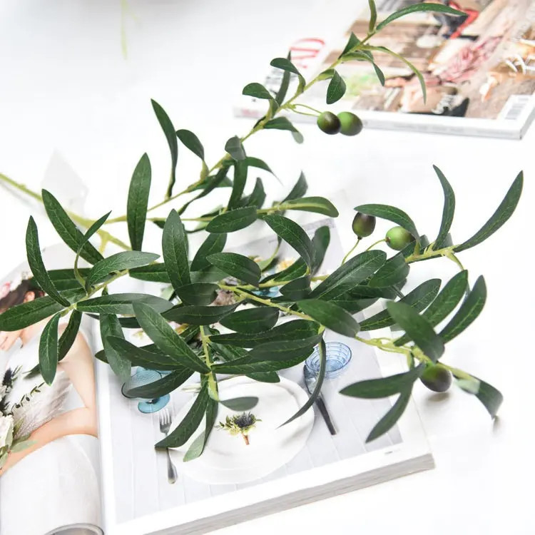 Cành Oliu Dài 95Cm 10 Nhánh