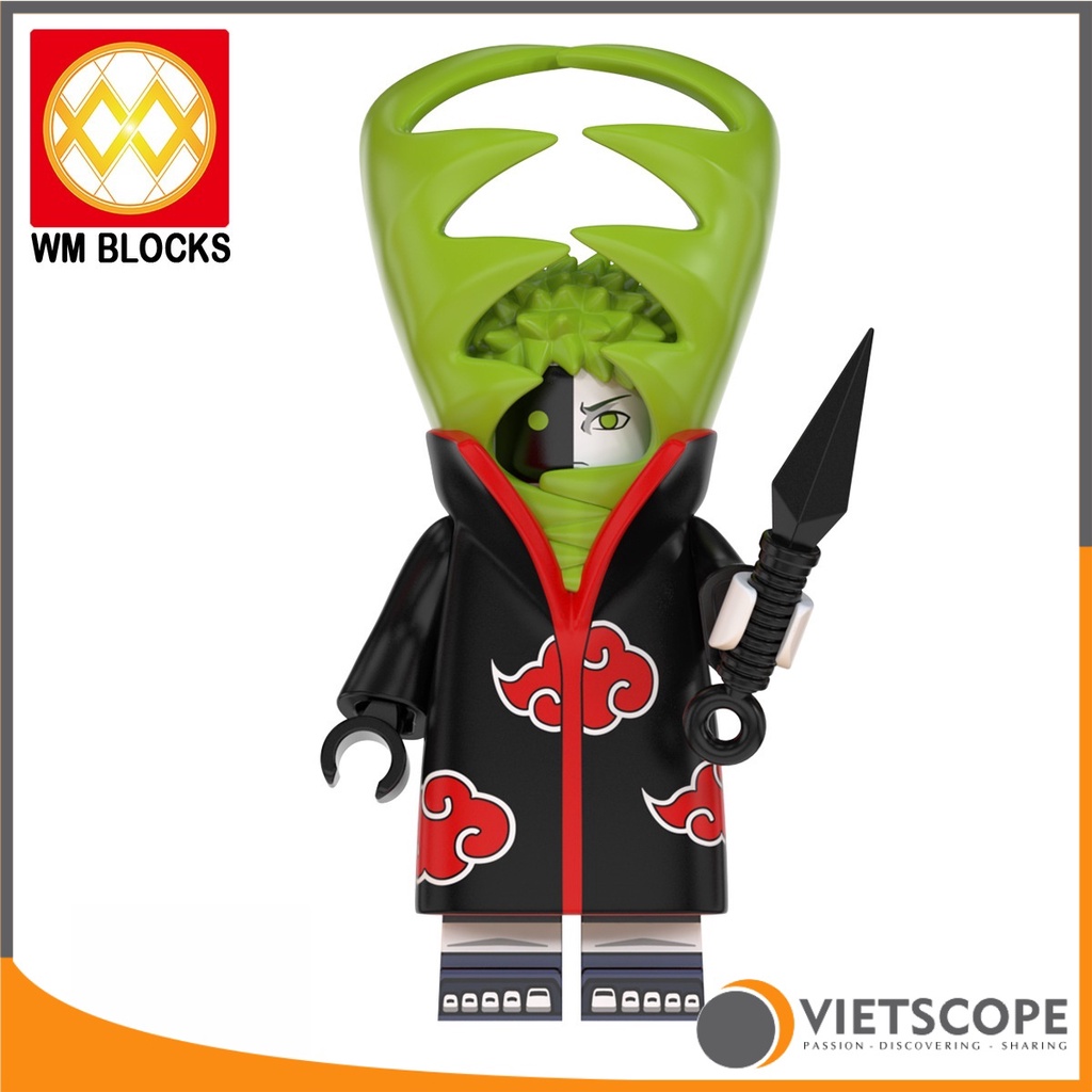 Lắp ráp 8 nhân vật Naruto Uchiha Itachi - Non lego – 7044