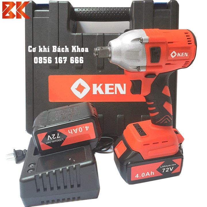 Máy Siết Bulong Không Chổi Than Ken 72V
