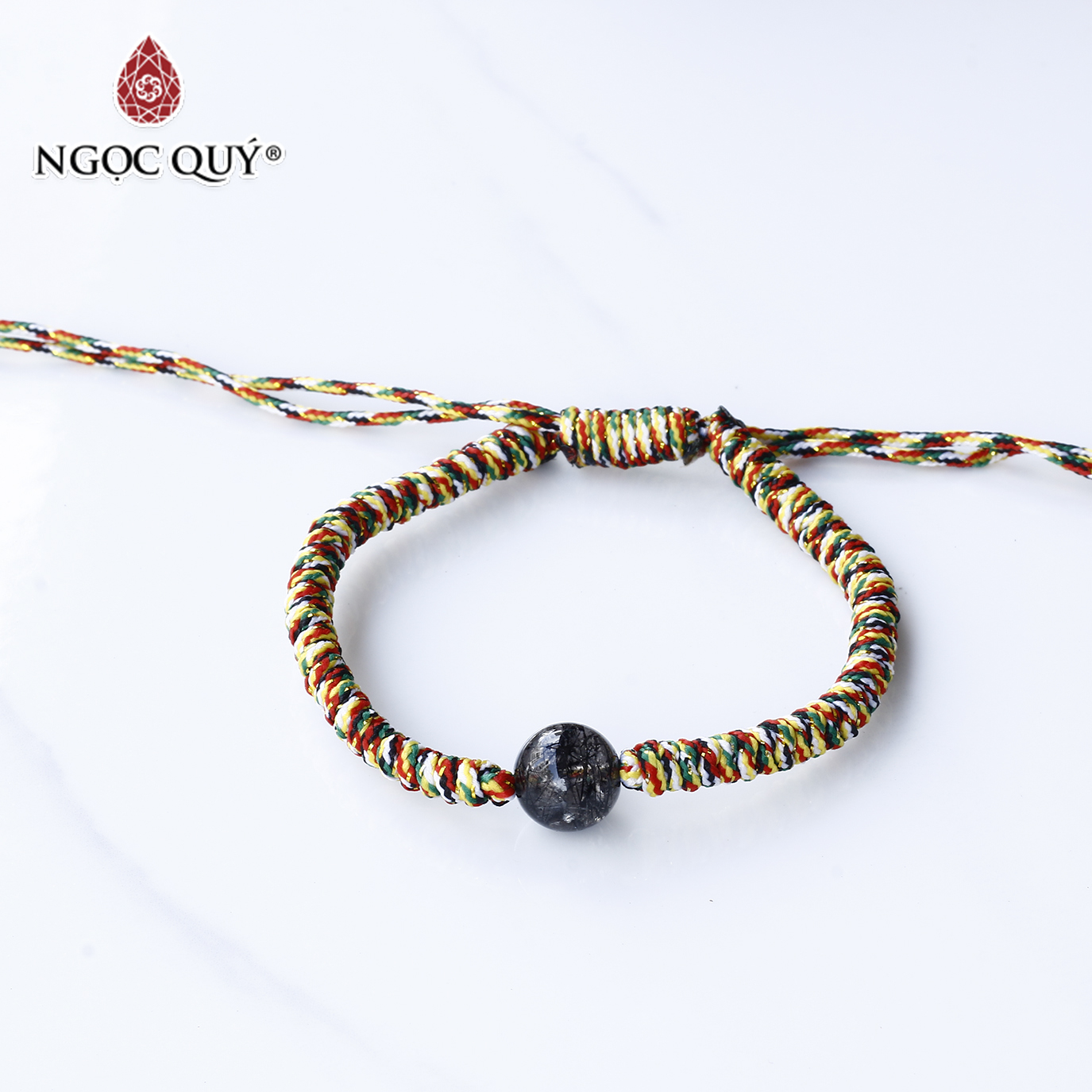 [HCM]Vòng thắt dây đa sắc - Ngọc Quý Gemstones
