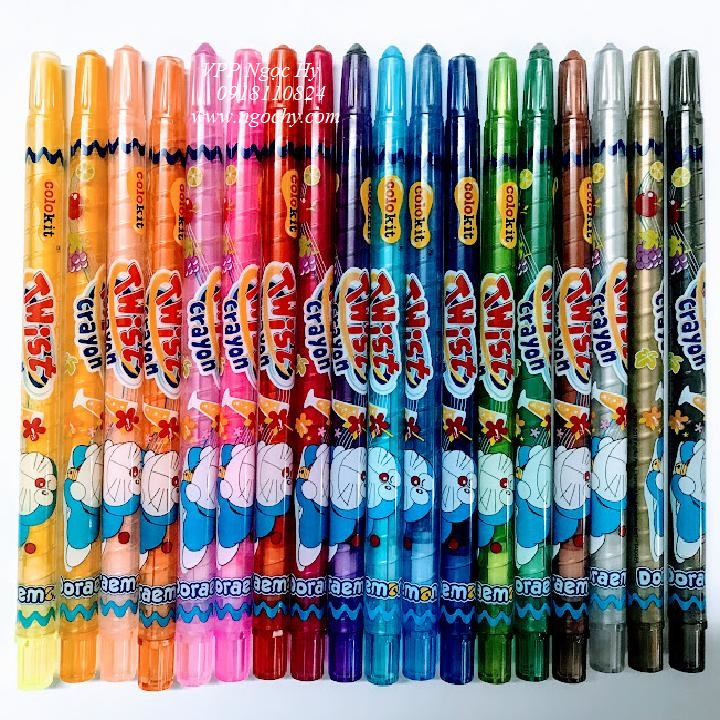 [HCM]BÚT SÁP VẶN COLOKIT DORAEMON TCR-C05/DO