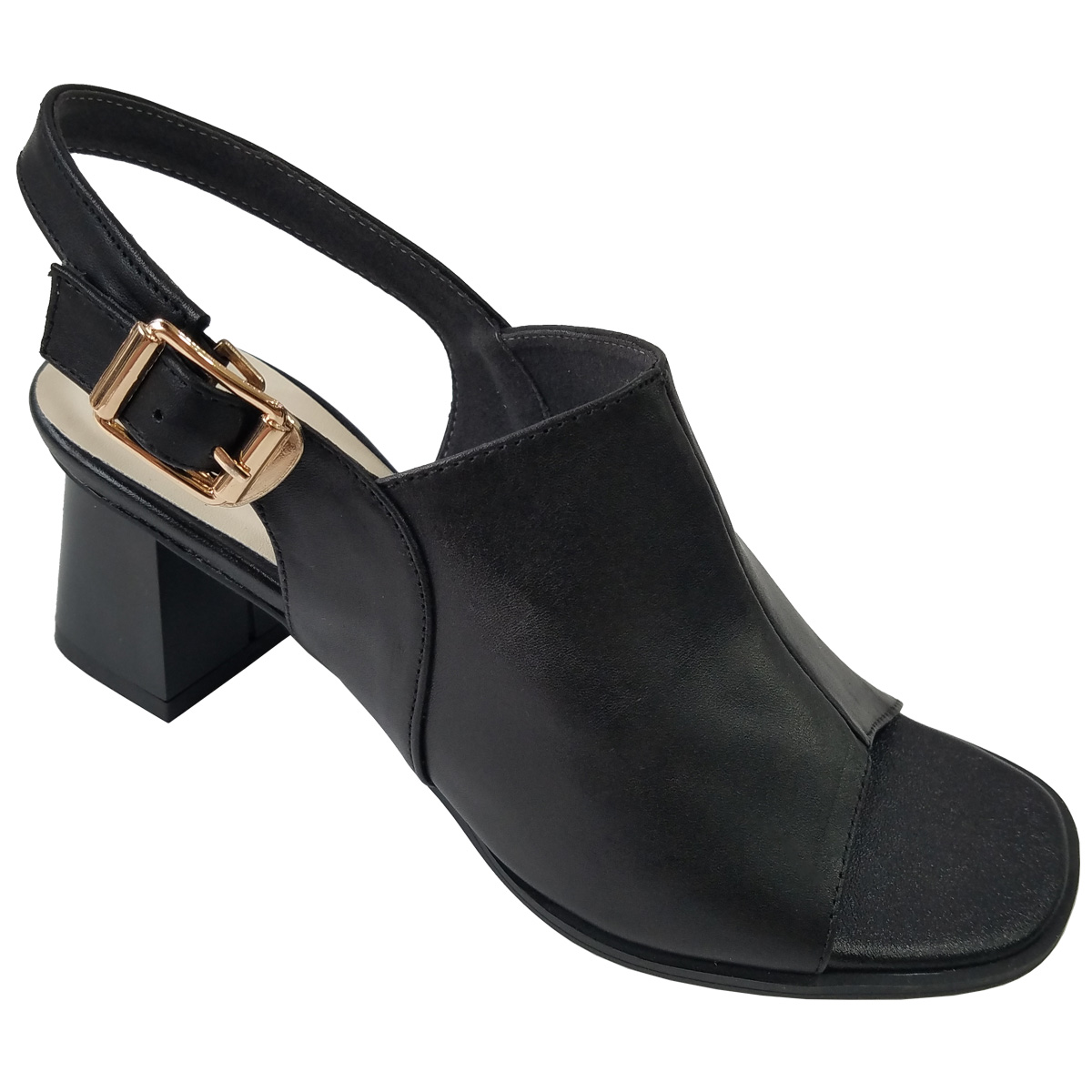 Giày Sandal Cao Gót Nữ BIGBEN Da Bò Thật Cao 5 Phân CG159