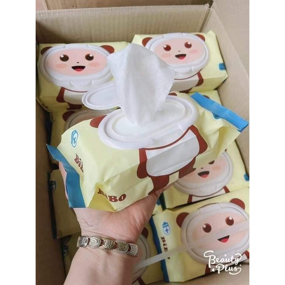 GÓI 100 tờ Khăn ướt không mùi BiBo ( 1 gói)