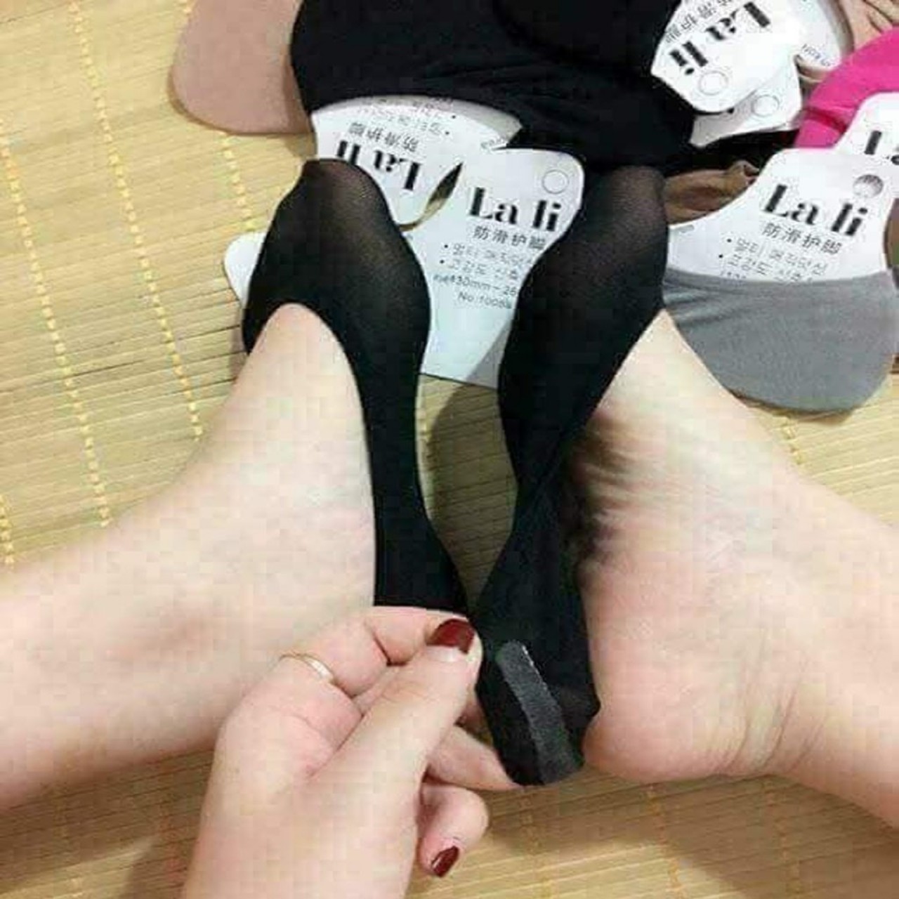 Combo 5 Đôi tất hài giấy Lali Hàn Quốc