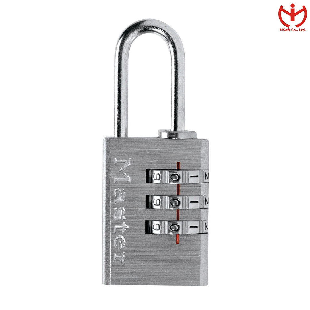 Ổ khóa số vali Master Lock 620 EURD rộng 20mm khóa hành lý - MSOFT