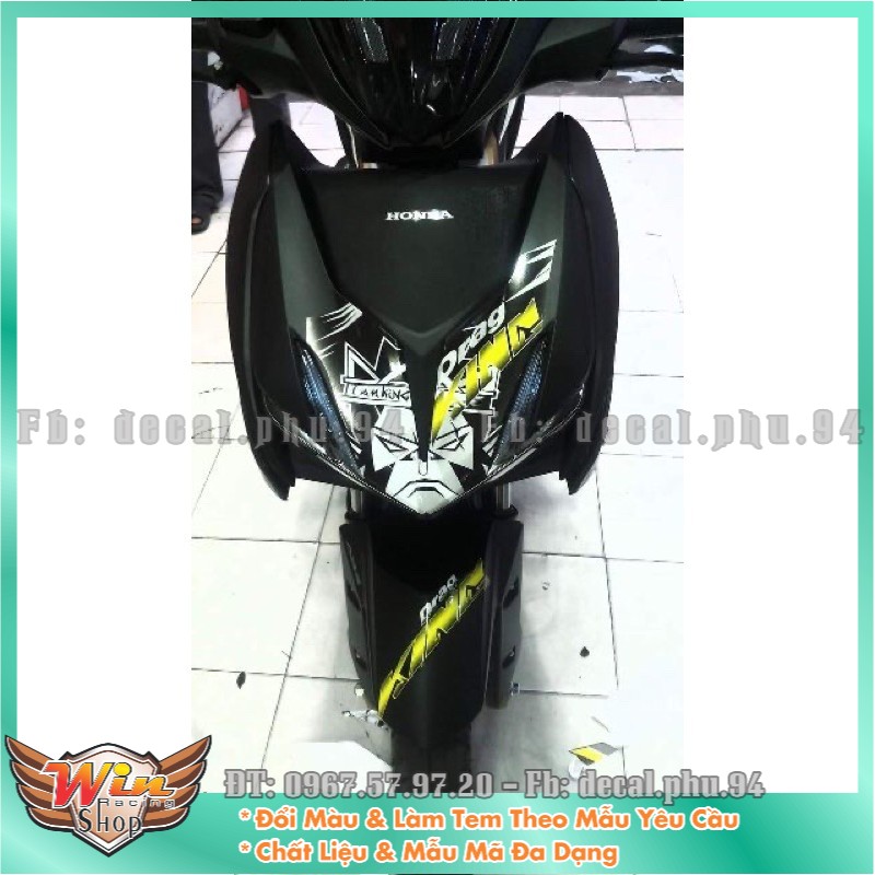 Tem rời Winner X đen nhám Kingdrang