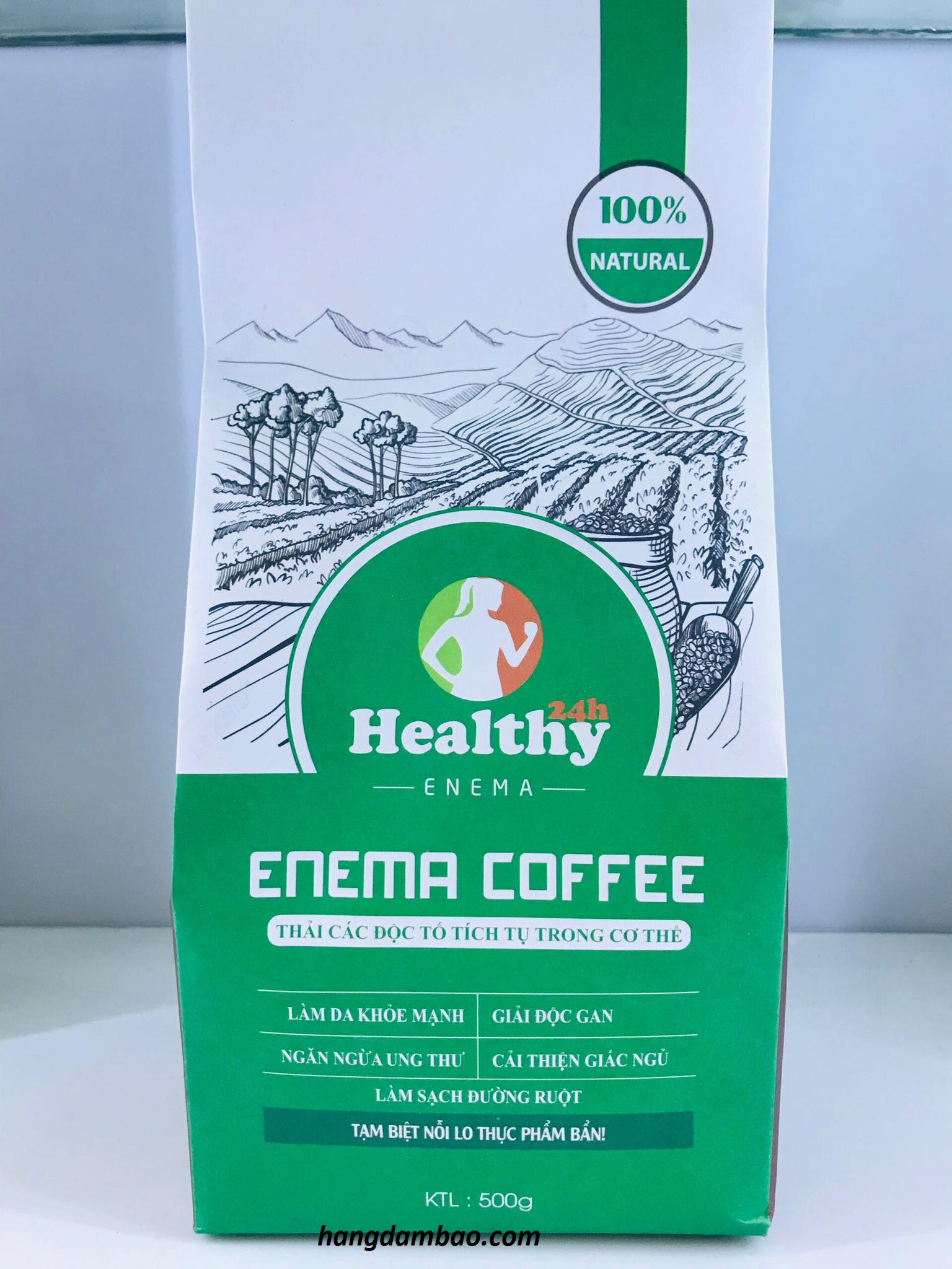 Bột Cà Phê Hữu Cơ Enema Coffee Dùng Để Thải Độc(gói 500gam)
