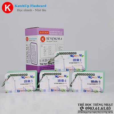 Bộ Flashcard Tiếng Nhật Từ Vựng N5,4
