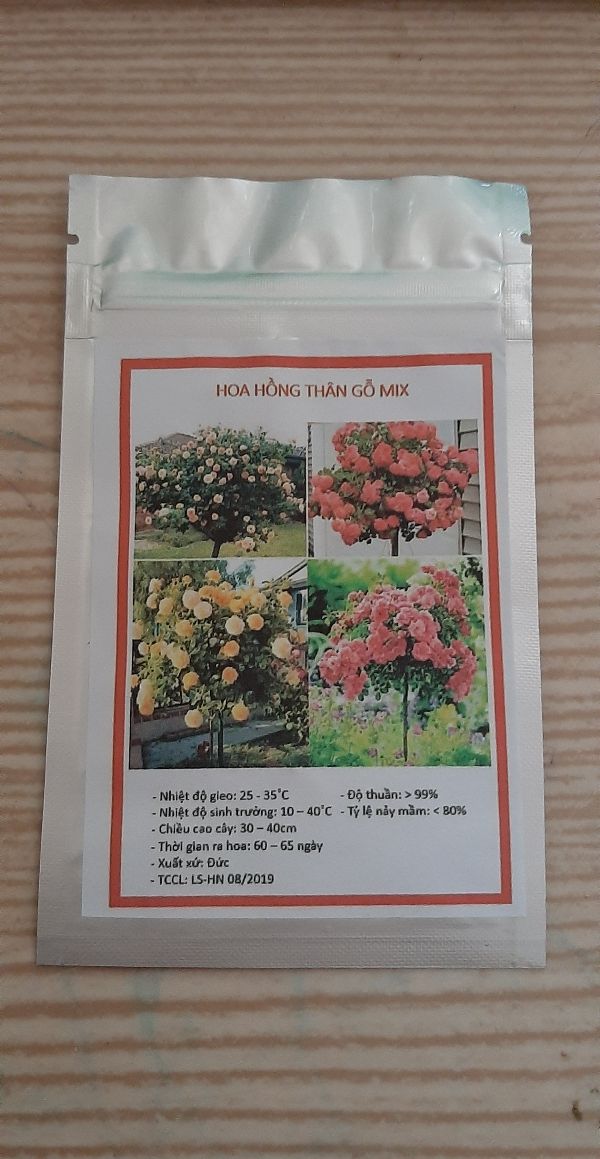 Hạt Giống Hoa Hồng Thân Gỗ Loại 10 hạt
