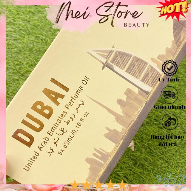 [GIẢM 5% ĐƠN 129K][HCM]Set 5 Chai Tinh Dầu Nước Hoa Dubai Siêu Thơm