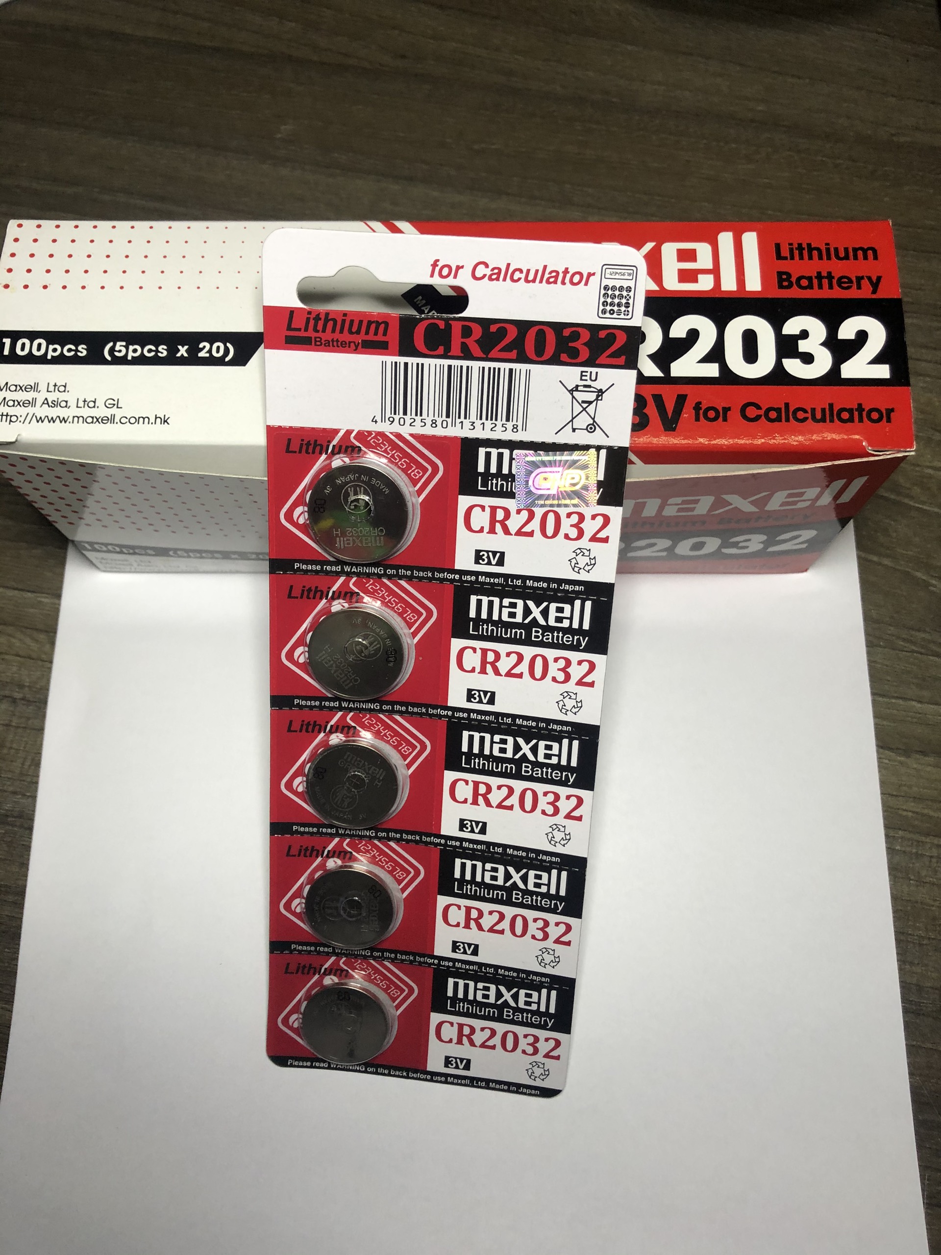 (Combo 10 Viên) Pin Cúc Áo Maxell Lithium CR2032 - 3V