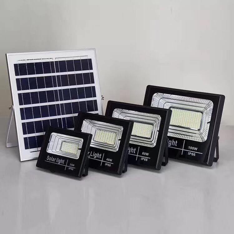 Đèn Pha Năng Lượng 100W Sáng trắng