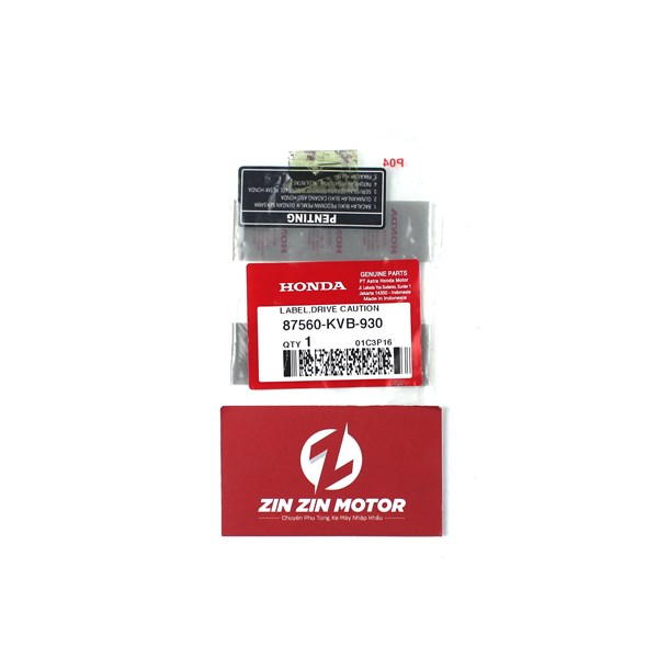 Tem Thông Số PENTING - 87560KVB930 - Zin Zin Motor