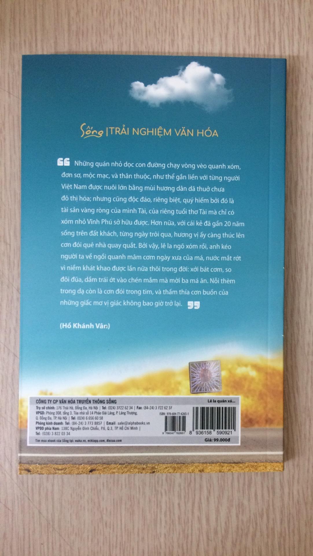 Sách-Lê la quán xá quê nhà