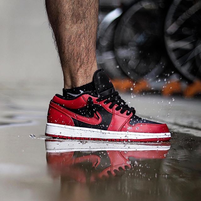 Giày Nam nữ Sneaker Air J0rdan 1 low reverse bread ( giày Sneaker JD1 màu đỏ đen)