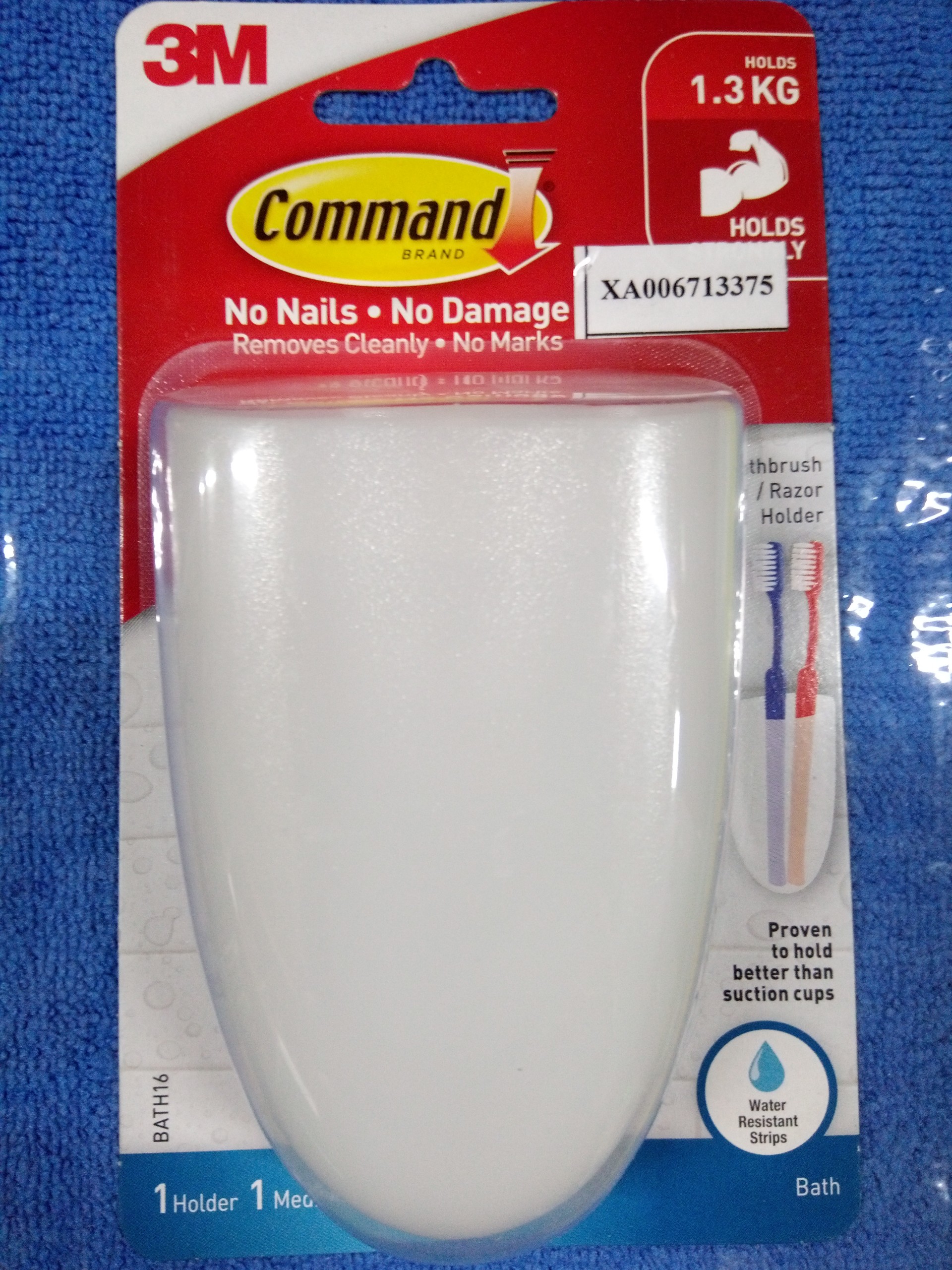 Vỉ Móc Treo Bàn Chải Đánh Răng, Dao Cạo 3m Command 1.3KG