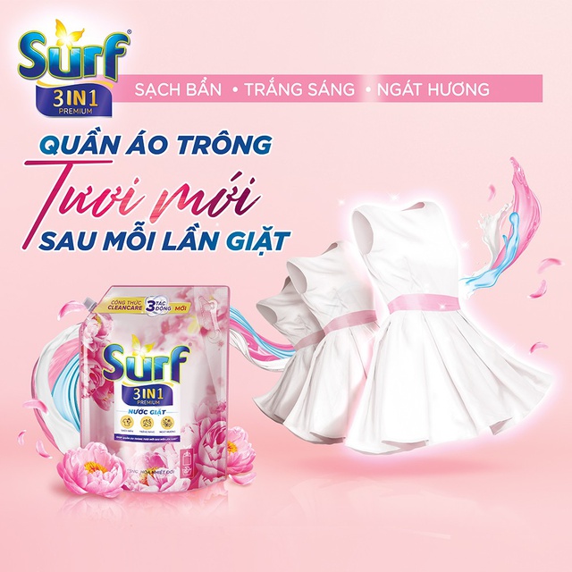 Nước Giặt Surf Túi 3.3kg