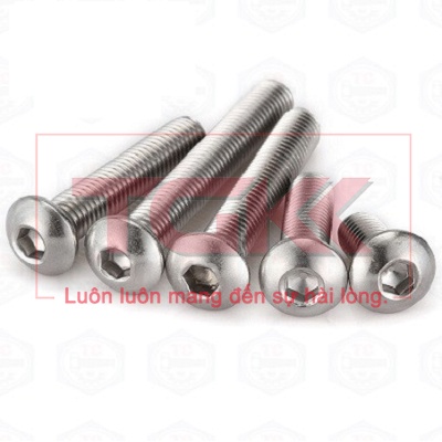 Bulong LGC chỏm cầu inox 304 M5