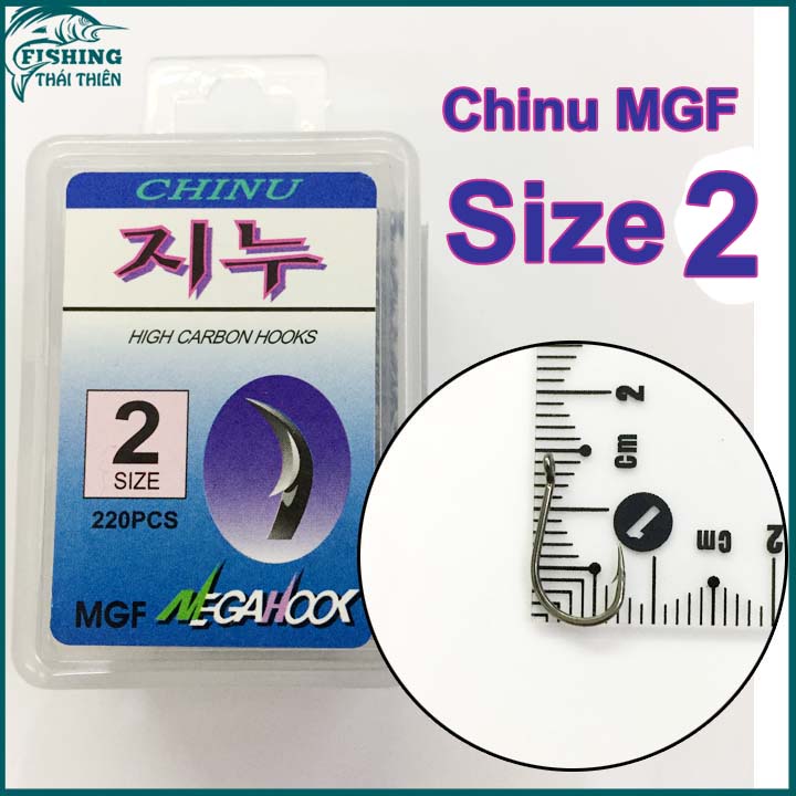 [HCM]Lưỡi câu cá carbon Chinu MGF
