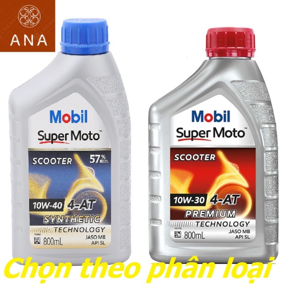 [ Bách hóa 1 không 2 ]Nhớt Xe ga Mobil Super Moto 10W40/10W30, nhớt mobil xe tay ga 10w40/10W40 nhớt chuyên dụng cho xe tay ga