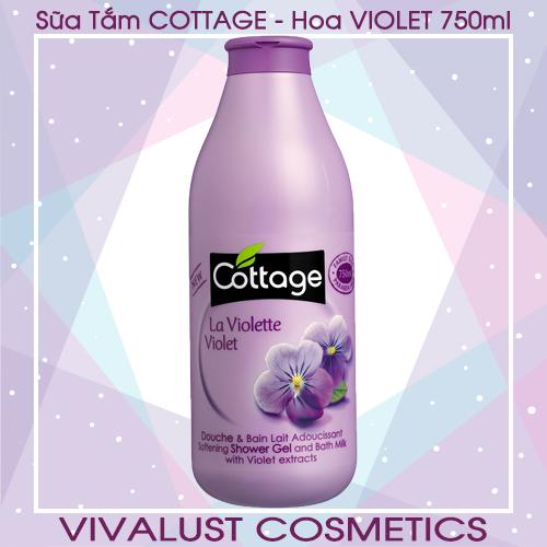 Sữa tắm COTTAGE La Violette - Hương Violet (750ml)