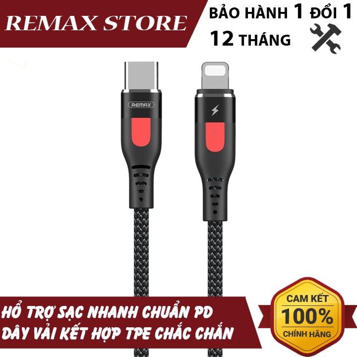 Cáp sạc nhanh cho iPhone Remax RC-151CL Cổng Type C to Lightning