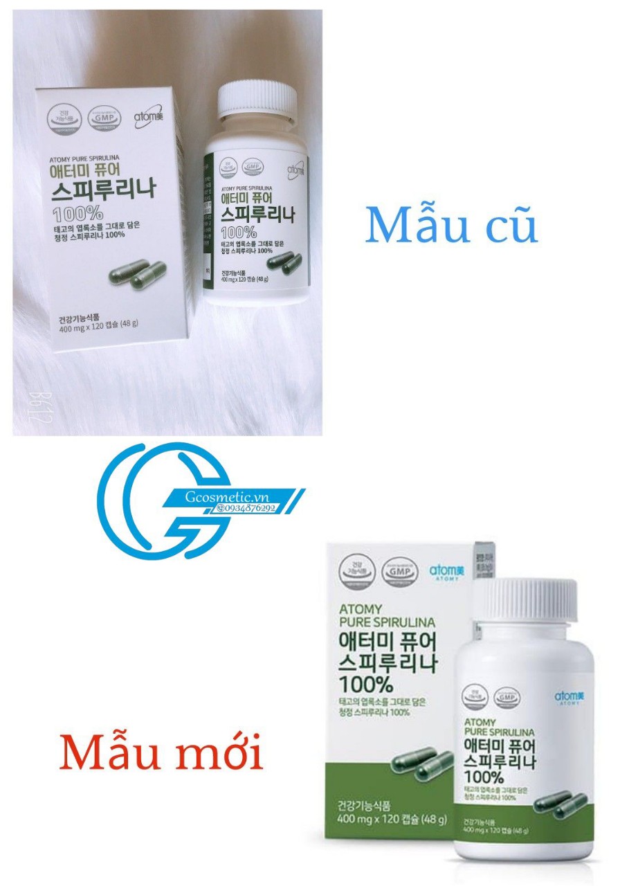 [HCM]TẢO XOẮN ATOMY PURE SPIRULINA