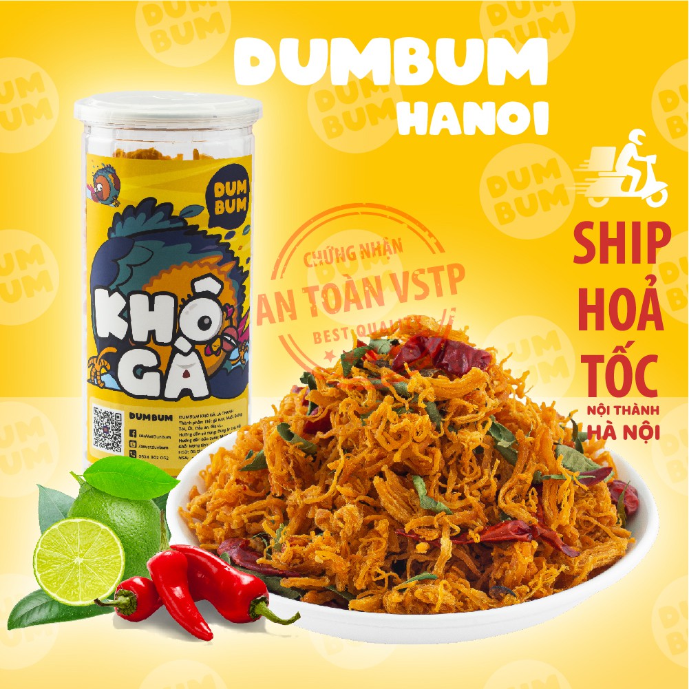 BÁO GIÁ Khô Gà Lá Chanh Lazada | Shopee Lazada Sendo Tiki mới nhất 34 Khô gà lá chanh 280g DumBum đồ ăn vặt Hà Nội