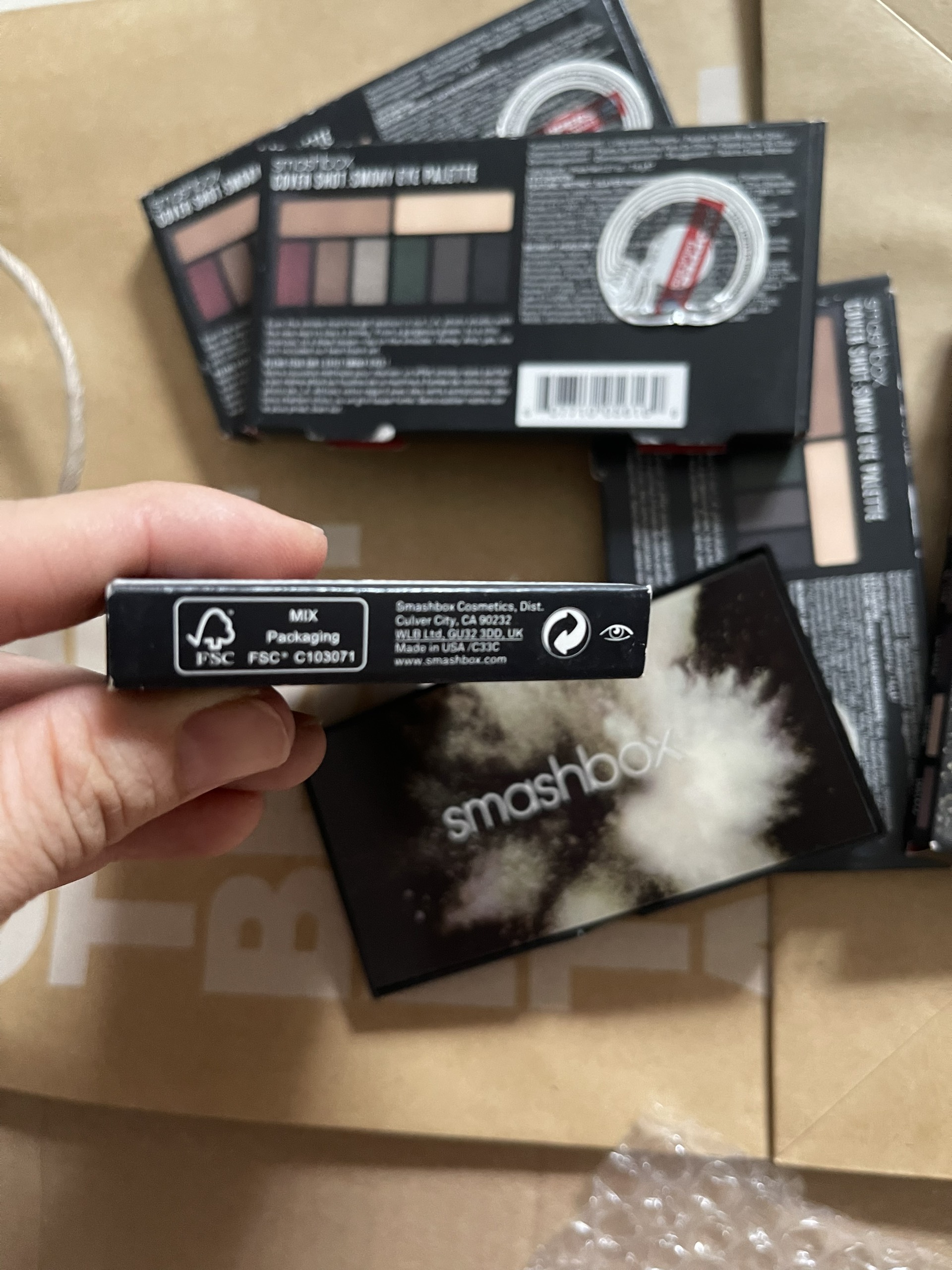 Smashbox phấn mắt smashbox của mỹ smoky eye palette