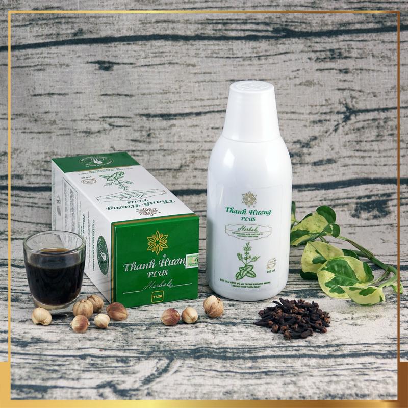 Nước súc miệng thơm miệng Thanh Hương Plus