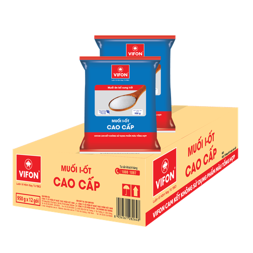Muối I-Ốt cao cấp Vifon gói 950gr