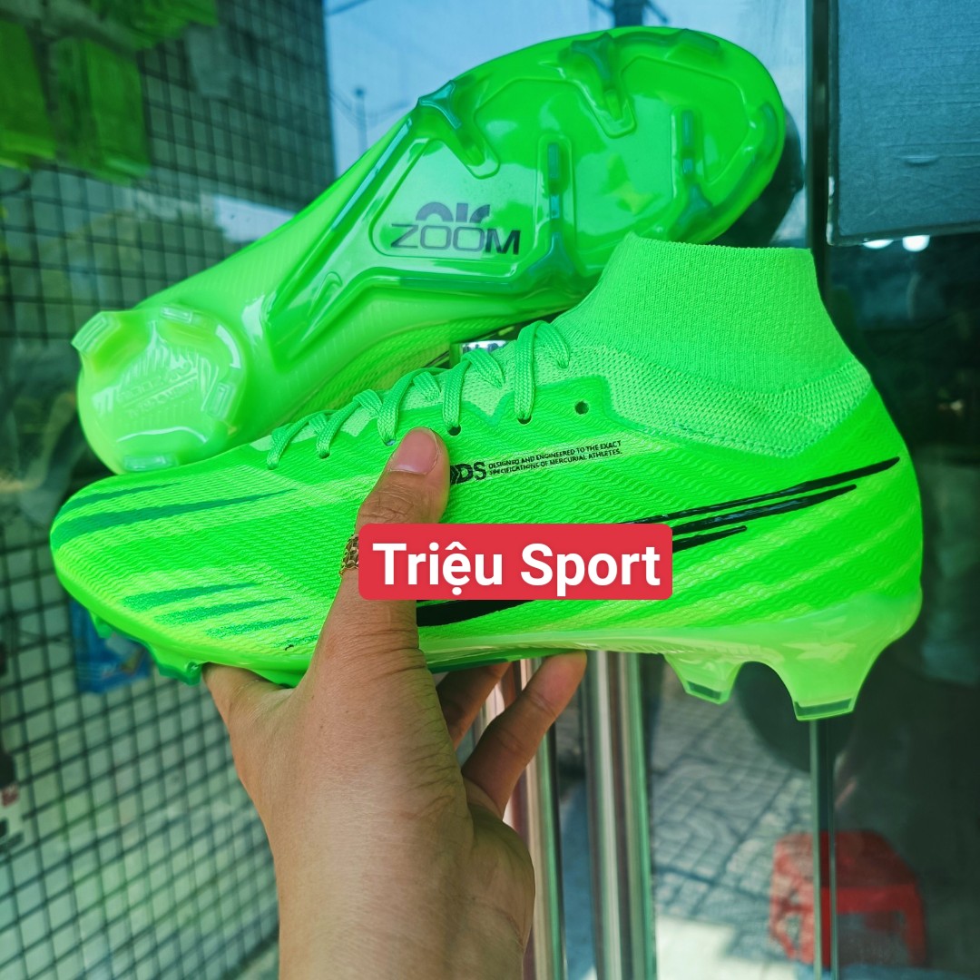 giày đá bóng mercurial superfly 9 elite fg ( tặng tất + hộp )
