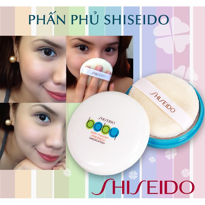 [HCM]Phấn phủ dạng nén Shiseido Baby Pressed