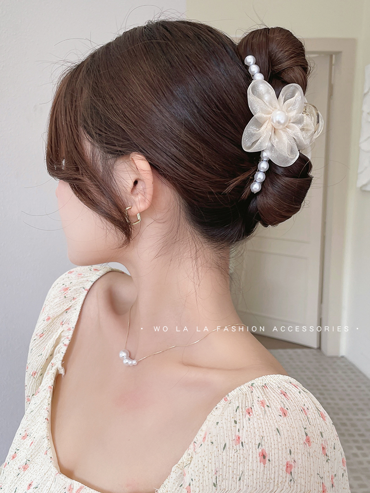 LINDREAM Kẹp tóc càng cua cỡ lớn thiết kế phong cách Hàn Quốc