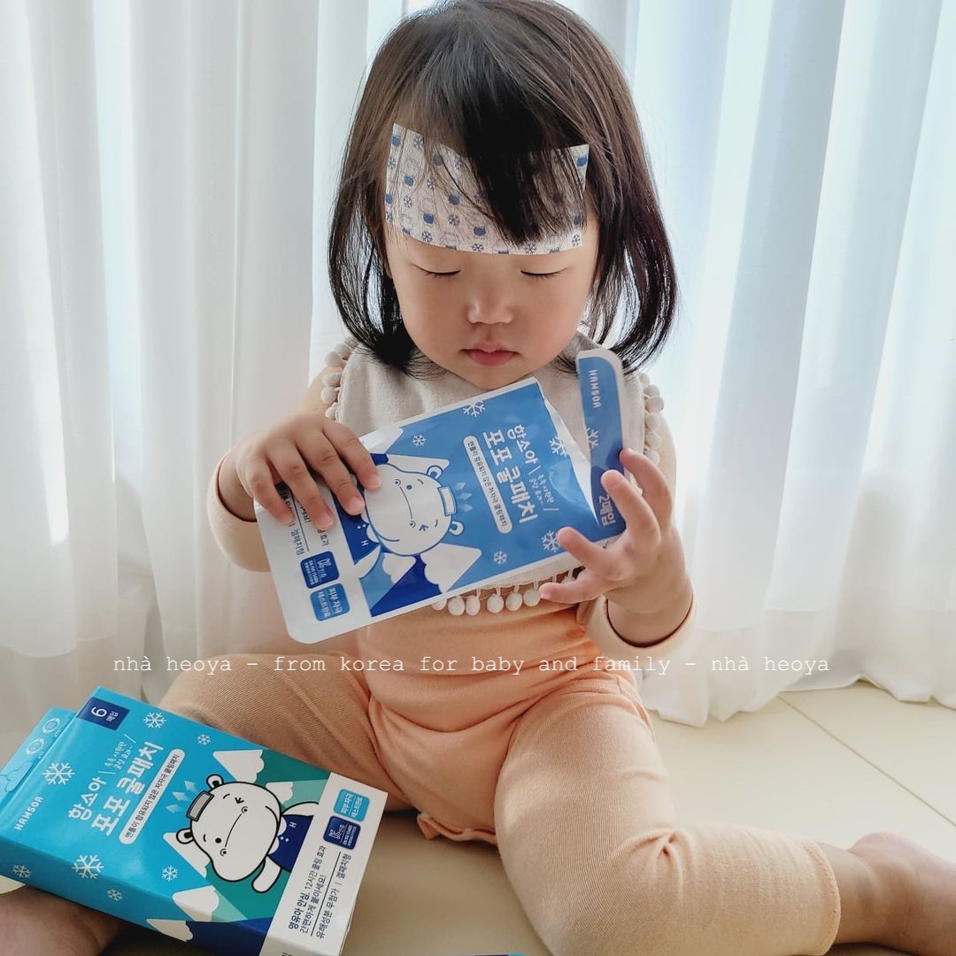 MIẾNG DÁN HẠ SỐT HAMSOA CHO BÉ