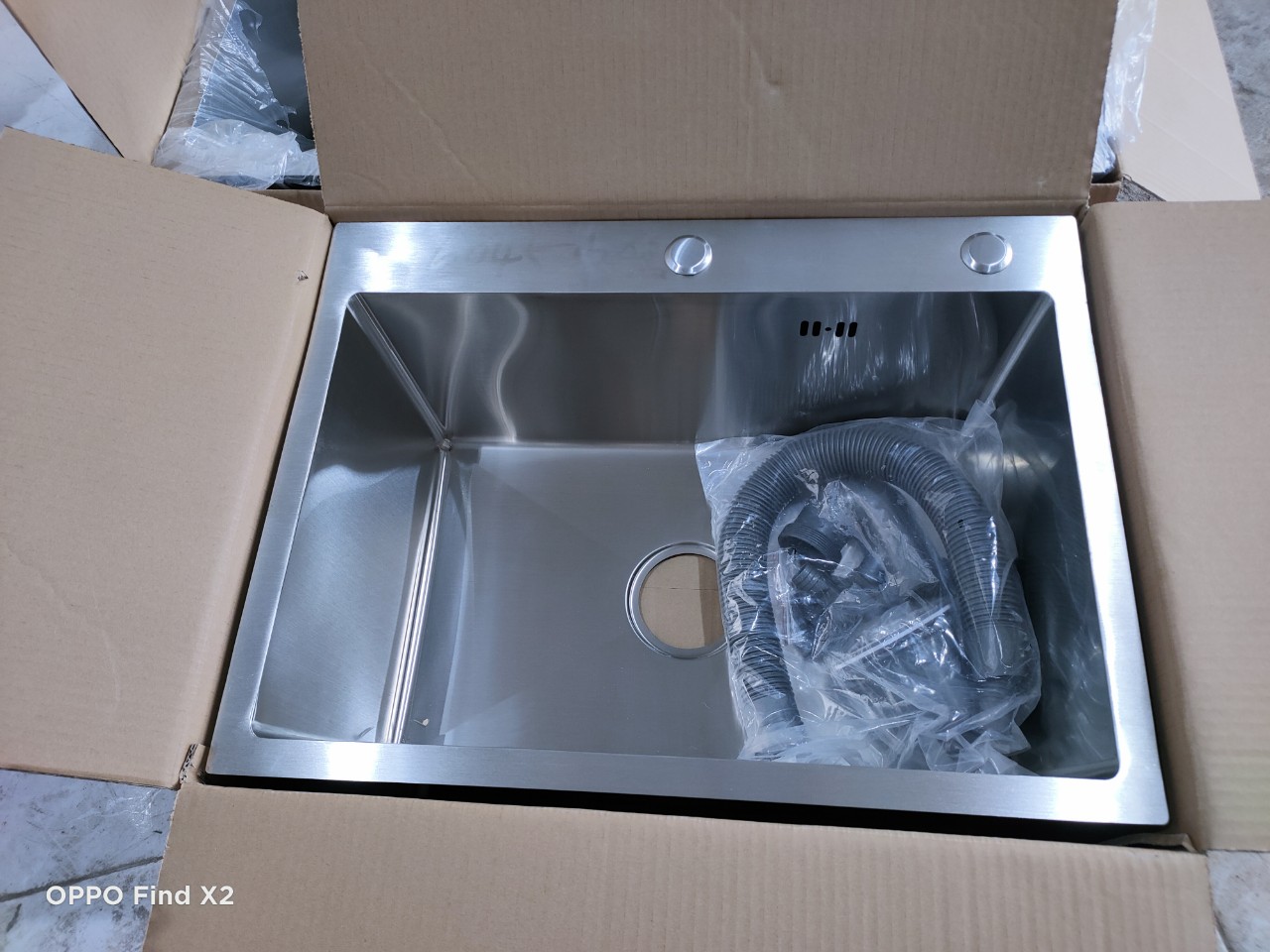 [Chậu Đúc]Chậu rửa chén bát Inox 304 - KT 6045