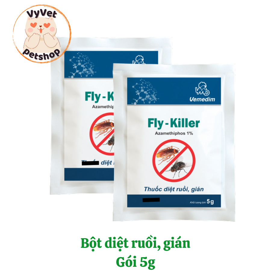 Fly killer diệt ruồi, gián gói 5g