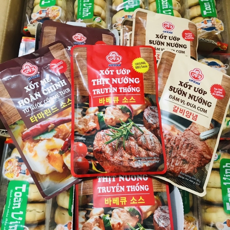 Xốt Ướp Thịt Ottogi 80g Đủ Vị