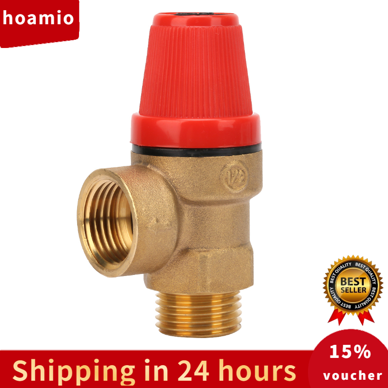 G1/2'' Premium Brass Safety Valve DN15 Thread Spring Hanging Furnace Safety Valve