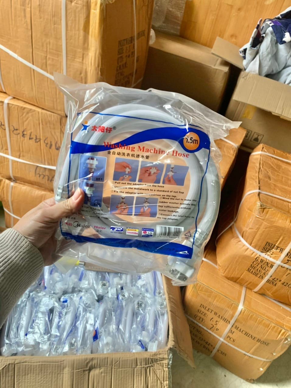 DÂY CẤP NƯỚC MÁY GIẶT ĐA NĂNG 1,5M VÀ 3M