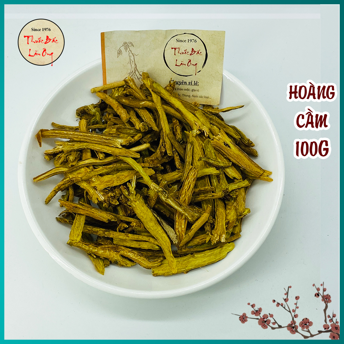 100g Hoàng Cầm Thát Lát Hàng Loại 1